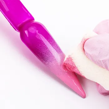 Nailee Houbička na ombre a make-up bílá ovál 7x5cm