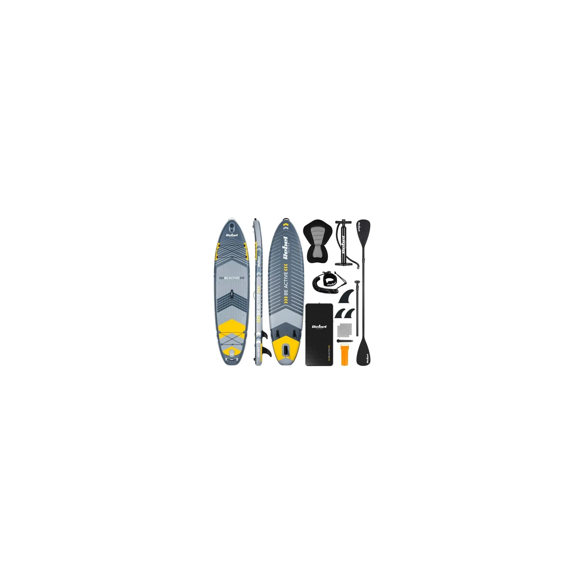 Fotografie 1 - Paddleboard Rebel Active RBA-4507-G šedý