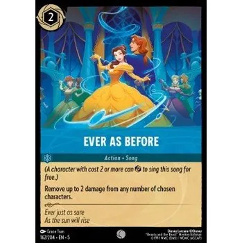 Sběratelská karetní hra Lorcana SSK 162/204 Ever As Before - Shimmering Skies Stav: Near Mint, Verze: NORMAL