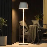 Konstsmide LED stojací lampa Pomezia venkovní, USB, bílá - kabel 200 cm 1 x 10 W LED - Doprava zdarma