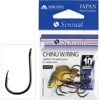 Rybářský háček Mikado háček SENSUAL CHINU W/RING - 10 ks Velikost: 2