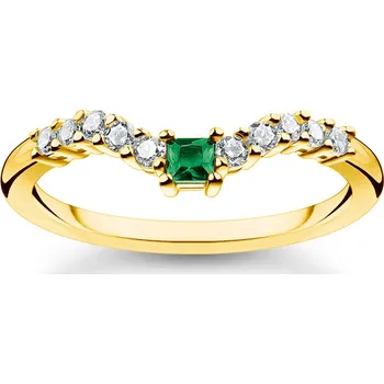 Hodinky Thomas Sabo Ladies Ring TR2398-971-7-56 V-shape size 56