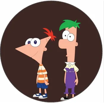Jedlá dekorace na dort Jedlý papír Phineas and Ferb 19,5 cm