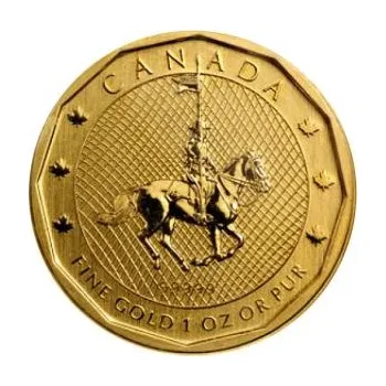 Sběratelství 1 unce zlatá mince Javorový list Sonderausgabe 2011 - Mounted Police