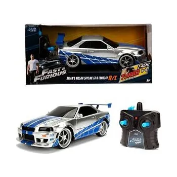 autíčko Jada RC auto Nissan Skyline 1:24 modrá
