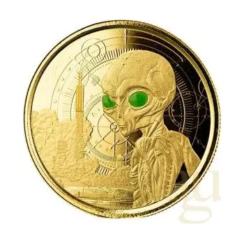 1 unce zlatá mince Afrika Ghana Alien 2021