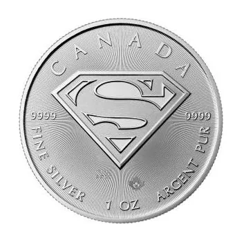 1 unce stříbrná mince Kanada - Superman 2016