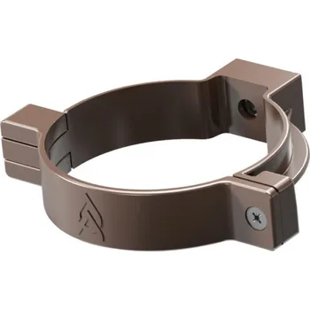 okap Plastová objímka okapového svodu Gutta Aqua 110 mm Varianta: Aqua objímka okapového PVC svodu - 110 mm - hnědá