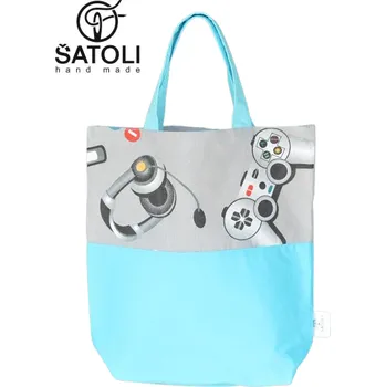 Nákupní taška Šatoli.cz Dětská nákupní taška Herní motiv 3