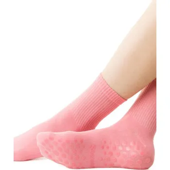 Pánské ponožky Dámské ponožky s ABS 088 růžová 38-40