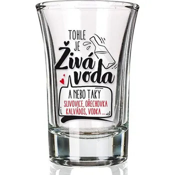 Sklenice Nekupto Vtipný panák - Živá voda