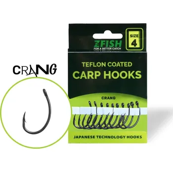 Rybářský háček Zfish Teflonové Háčky Crang Velikost háčků: 4