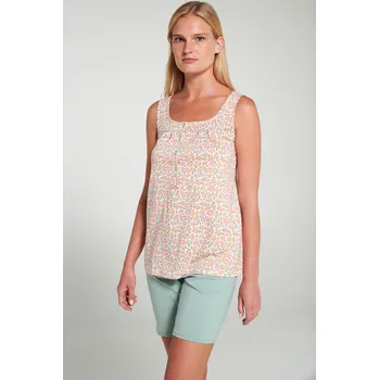 Dámské noční prádlo Dámské pyžamo s knoflíkovou légou Vamp, blue mint XL i512_20061_725_5