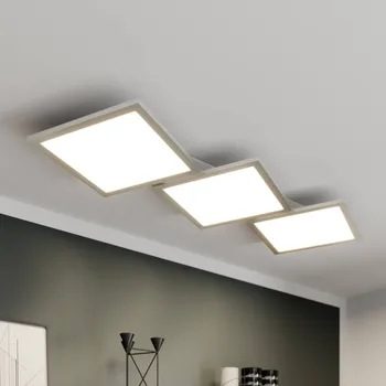 Stropní svítidlo Lucande LED Ilira, 3 světla, stříbrné, CCT, stmívatelné bílá, stříbrná LED - celkem 32 W - Doprava zdarma