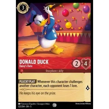 Sběratelská karetní hra Lorcana SSK 122/204 Donald Duck - Daisy's Date - Shimmering Skies Stav: Near Mint, Verze: NORMAL