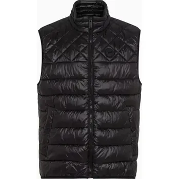 Pánská casual bunda PORSCHE DESIGN Lightweight vest Vesta prošívaná odlehčená na zip černá (Lehká prošívaná vesta bez prachového peří)