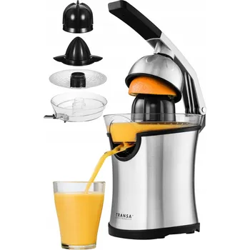 Lis na citrusy Odšťavňovač na citrusy Transa Electronics CitrusJuicer stříbrný/šedý 300 W
