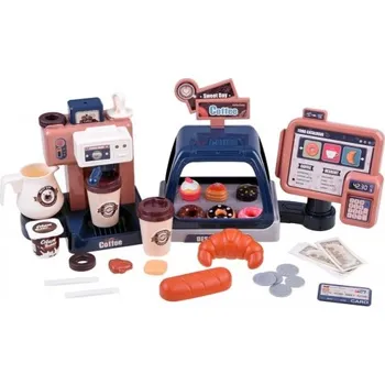 Majlo Toys Home Coffee dětská kavárna s pokladnou Hra na obchod Majlo Toys Home Coffee dětská kavárna s pokladnou