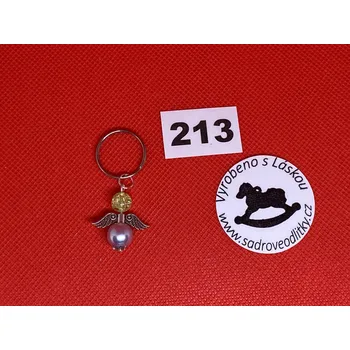 HandMade by VeJa Přívěšek - andílek pro štěstí/ radost č.213