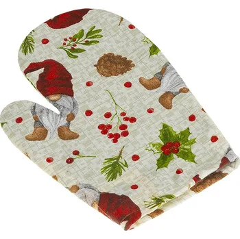 Chňapka Bellatex Kuchyňská chňapka vánoční Zelená,Červená,Béžová