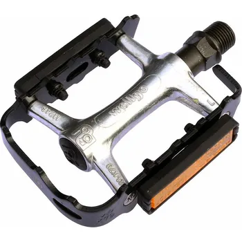 Pedál na kolo Pedály MAX1 MTB Al stříbrno/černé Sport