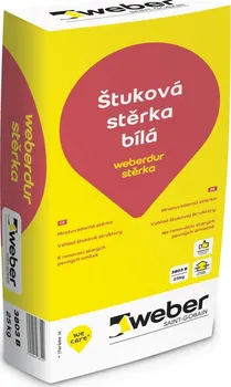 Omítka Weber Saint-Gobain Weber.dur štuková stěrka 3803 bílá 25 kg