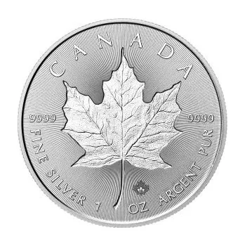1 unce stříbrná mince Javorový list Incuse 2018