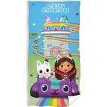 Carbotex Bavlněná osuška 70/140cm Gabby´s Dollhouse, GDH235013-R