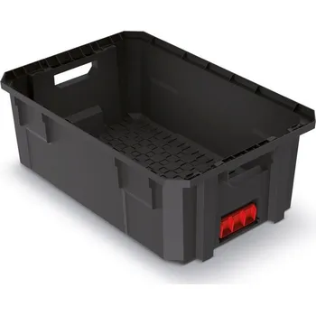 Úložný box Modulární přepravní box X BLOCK PRO 544x362x200 mm - barva: černá