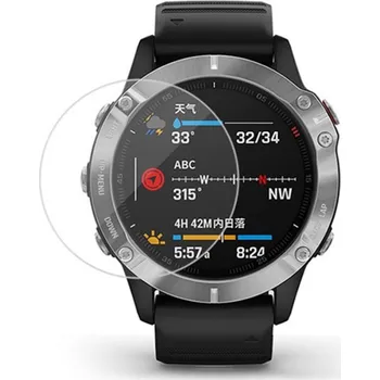 Ochranné tvrzené sklo pro Garmin Fenix 6S Transparentní