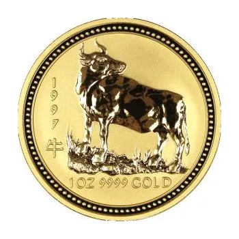 1/20 unce zlatá mince Austrálie Lunar I vůl 1997