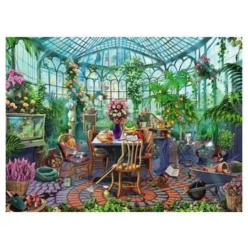 RAVENSBURGER Puzzle Ve skleníku 500 dílků