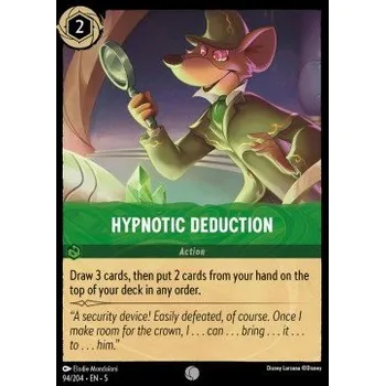 Karetní hra Lorcana SSK 094/204 Hypnotic Deduction - Shimmering Skies Stav: Near Mint, Verze: HOLO
