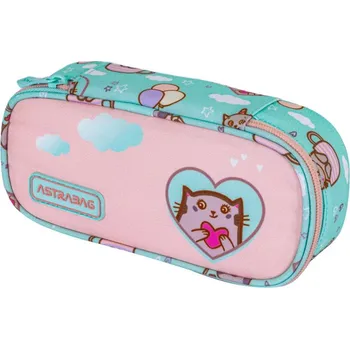 Penál Jednokomorový penál / pouzdro AstraBAG KITTY´S WORLD, AC6, 503024073
