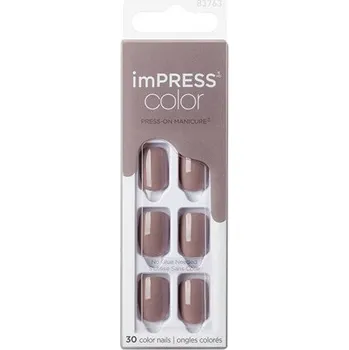 Kiss My Face imPRESS Color Taupe Prize Nails - Samolepící nehty ( 30 ks )