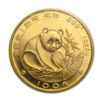 1/20 unce zlatá mince China Panda 1988