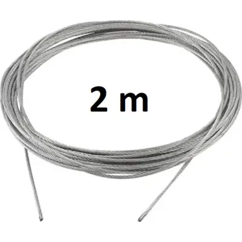 Ohradník Náhradní lanko pro strunová hlavice pro Aku sekačku trávy 2 m