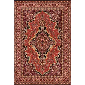 Koberec Vlněný koberec Agnella Isfahan Almas Černý - 100 x 180 cm