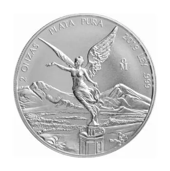 Sběratelství 2 unce stříbrná mince Mexiko Libertad 2019