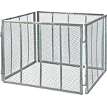 DEMA Kovový kompostér 108x108x81 cm