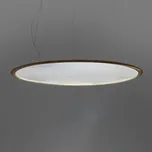 Závěsné svítidlo Artemide Discovery přes aplikaci bronze - Ø stříšky 25 cm bronzová, bílá LED 46 W celkem - Doprava zdarma