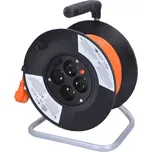 kabel prodlužovací, oranžový, na odvíjecím bubnu, 4 zásuvky, 25 m, ~ 230 V / 16 A (kabel prodlužovací, oranžový, na odvíjecím bubnu, 4 zásuvky, 25 m, ~ 230 V / 16 A)