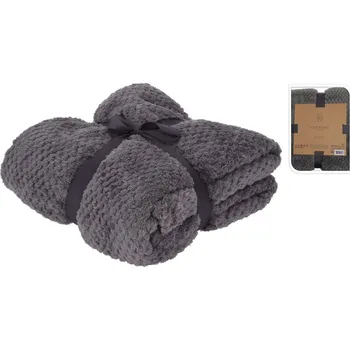 deka HOMESTYLING Deka fleece 130 x 170 cm PREMIUM šedá KO-HZ1011920