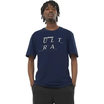 Pánské tričko Salomon Ultra SS Tee M LC2354500 - deep black S