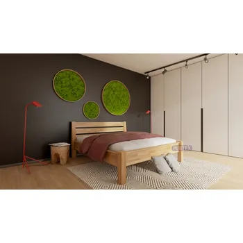 Postel Purtex NINA, Dub, lakovaný, 210x180cm