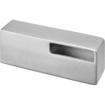 Zábradlí Konzole pro madlo, Square Line, montáž na stěnu Konzole pro madlo, Square Line, montáž na stěnu, madlo 40x10x1,5 mm, nerez. ocel 304, kartáčovaná