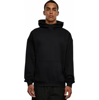 Pánská mikina Urban Classics Oversize mikina se zvýšeným límcem a objemnou kapucí Barva: Černá, Velikost: S