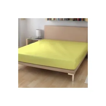 Prostěradlo Nepropustné napínací jersey prostěradlo žluté 90/200 cm