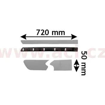 boční lišta zadních dveří pro lak 4/5dv. (ne Kombi) P