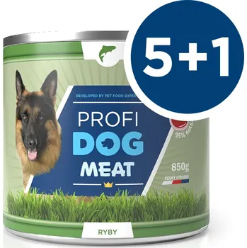 Krmivo pro psa PROFIDOG konzerva ryby 850g 5 + 1 ZDARMA